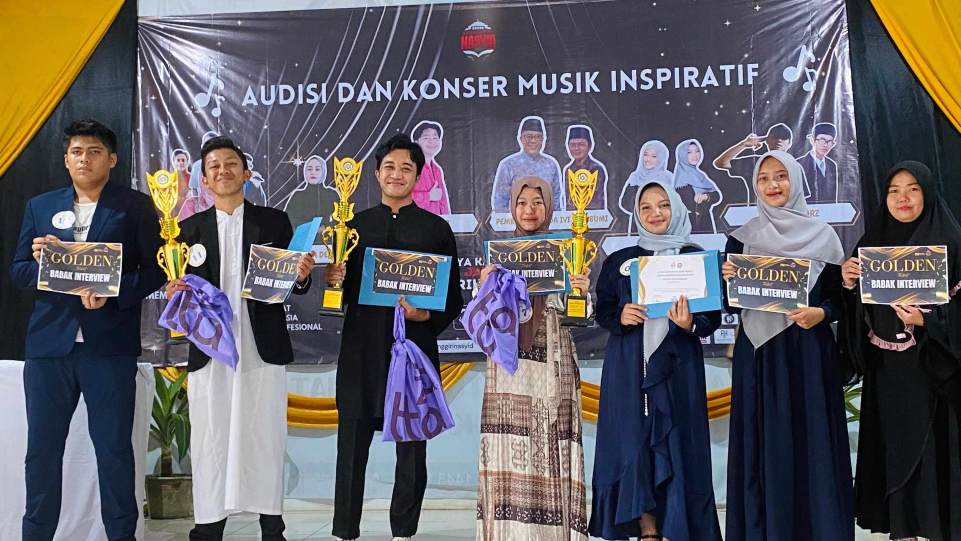 Nasyid Nusantara Jawa Barat saat menggelar Audisi Pasanggiri Nasyid dan Konser Musik Inspiratif 2024 di Sukabumi. (Dok. Istimewa)